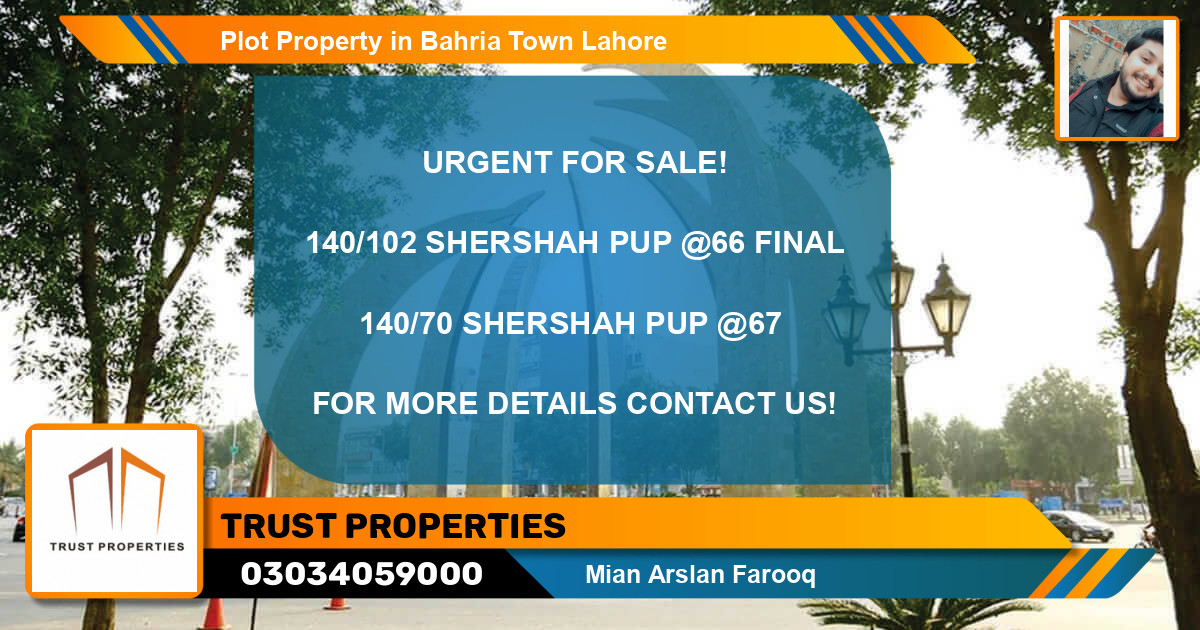Residential Plot for Sale in Bahria Town, Lahore - (BP-52855)
