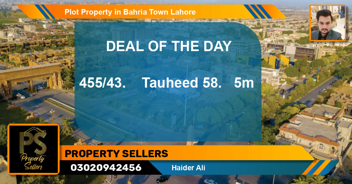 Residential Plot for Sale in Bahria Town, Lahore - (BP-52861)