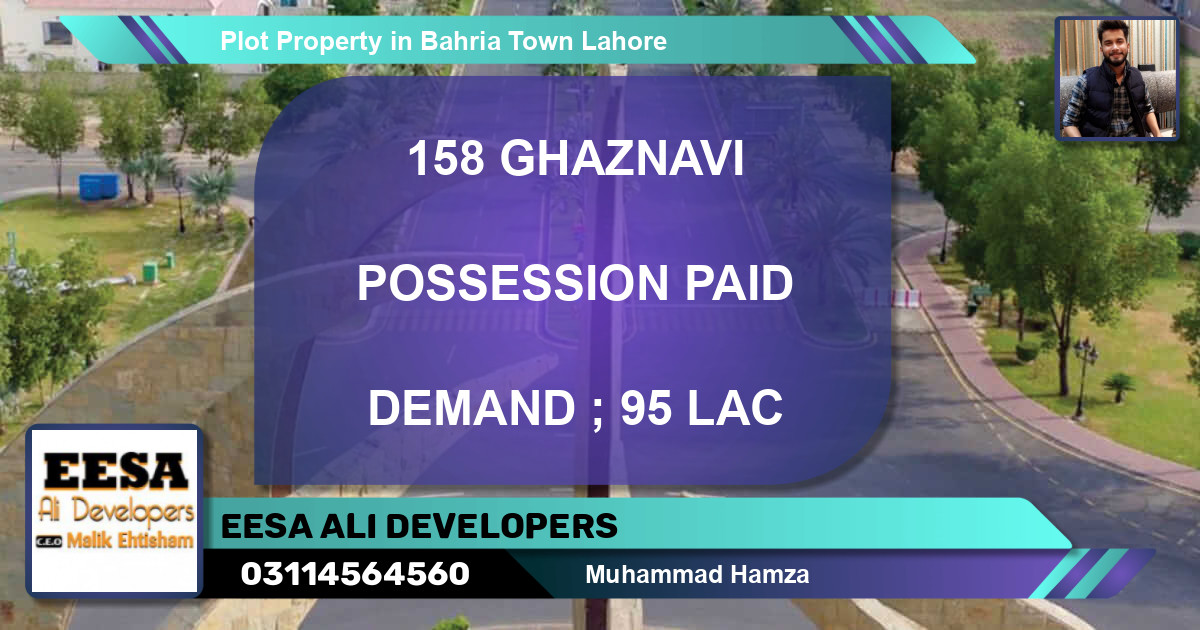 Residential Plot for Sale in Bahria Town, Lahore - (BP-52911)