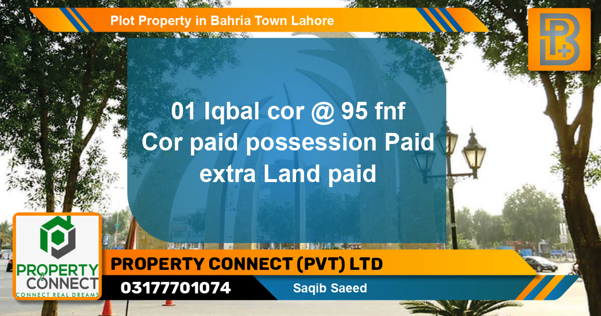 Residential Plot for Sale in Bahria Town, Lahore - (BP-53159)