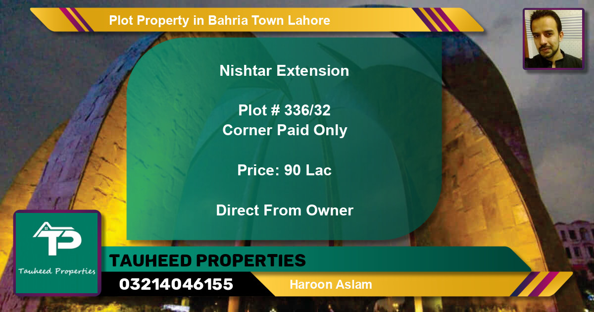 Residential Plot for Sale in Bahria Town, Lahore - (BP-53185)