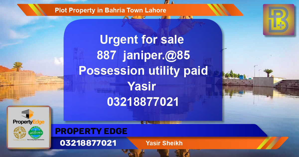 Residential Plot for Sale in Bahria Town, Lahore - (BP-53206)