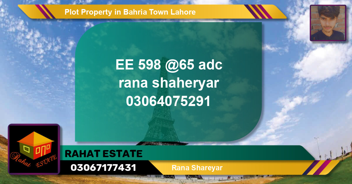 Residential Plot for Sale in Bahria Town, Lahore - (BP-53227)