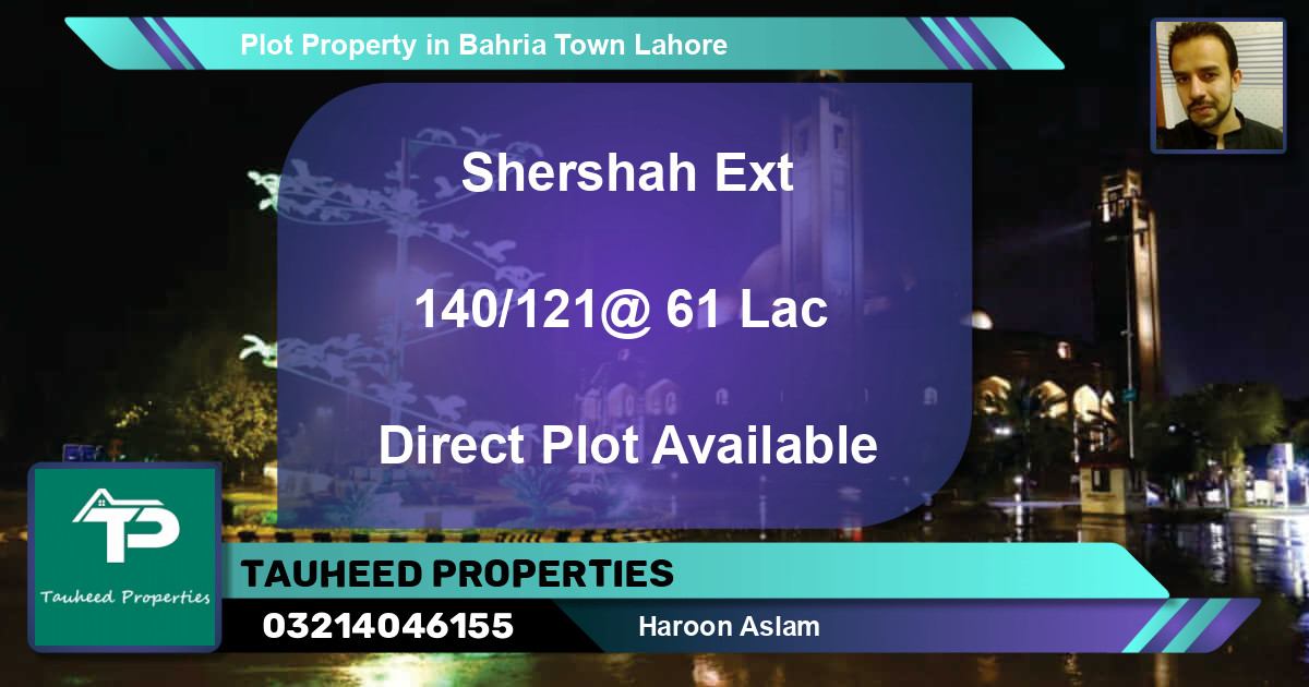 Residential Plot for Sale in Bahria Town, Lahore - (BP-53253)