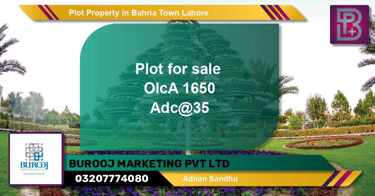 Residential Plot for Sale in Bahria Town, Lahore - (BP-53522)