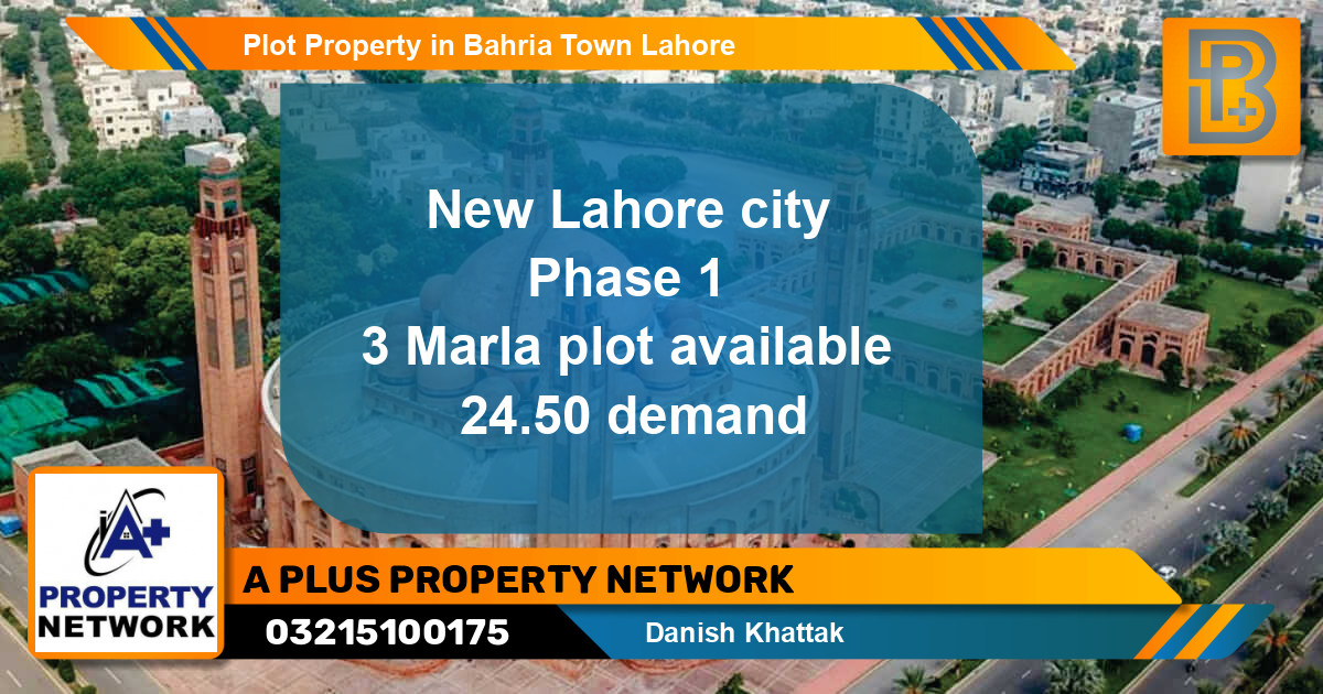 Residential Plot for Sale in Bahria Town, Lahore - (BP-53536)