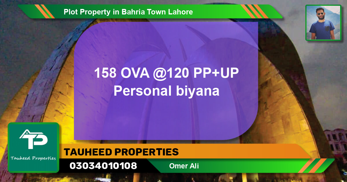 Residential Plot for Sale in Bahria Town, Lahore - (BP-53537)