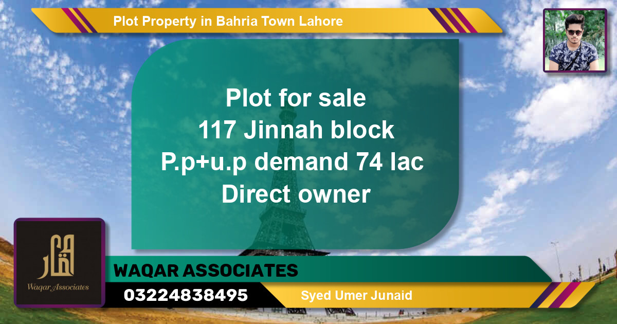 Residential Plot for Sale in Bahria Town, Lahore - (BP-53669)