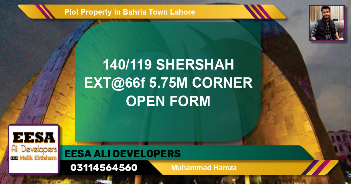 Residential Plot for Sale in Bahria Town, Lahore - (BP-53722)