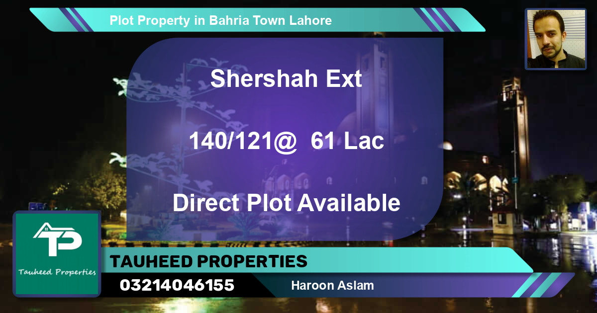 Residential Plot for Sale in Bahria Town, Lahore - (BP-53793)