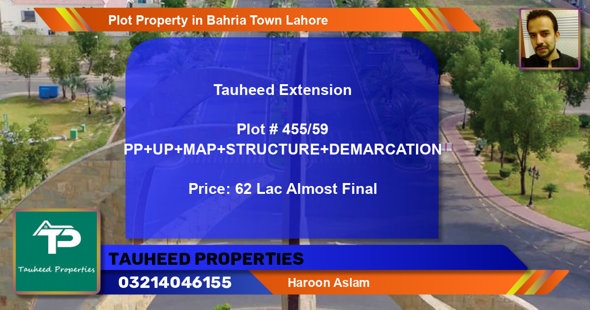 Residential Plot for Sale in Bahria Town, Lahore - (BP-53795)