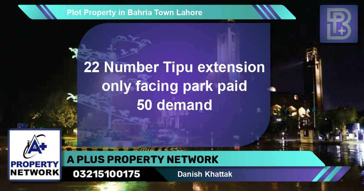 Residential Plot for Sale in Bahria Town, Lahore - (BP-53802)