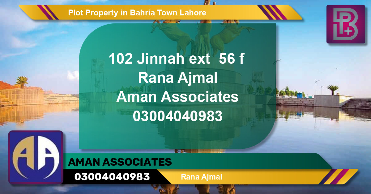 Residential Plot for Sale in Bahria Town, Lahore - (BP-53824)