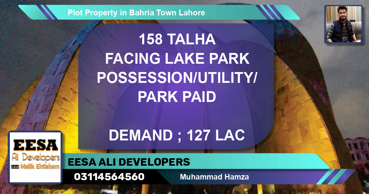Residential Plot for Sale in Bahria Town, Lahore - (BP-53835)