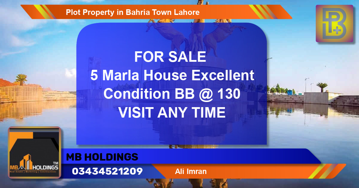 Residential Plot for Sale in Bahria Town, Lahore - (BP-53867)