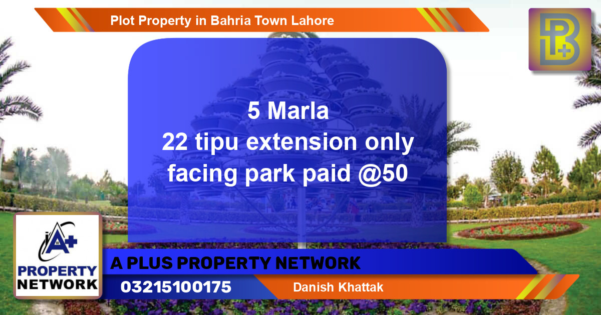 Residential Plot for Sale in Bahria Town, Lahore - (BP-53889)