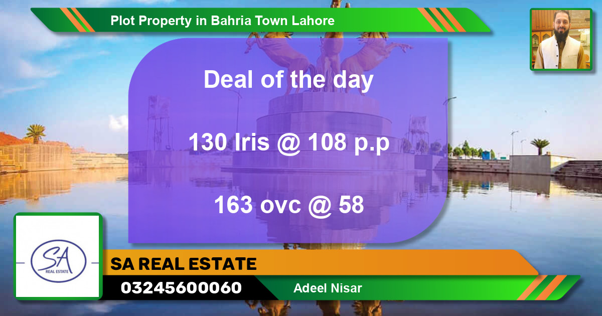 Residential Plot for Sale in Bahria Town, Lahore - (BP-53921)
