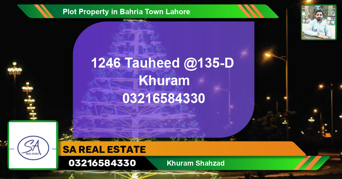 Residential Plot for Sale in Bahria Town, Lahore - (BP-54032)