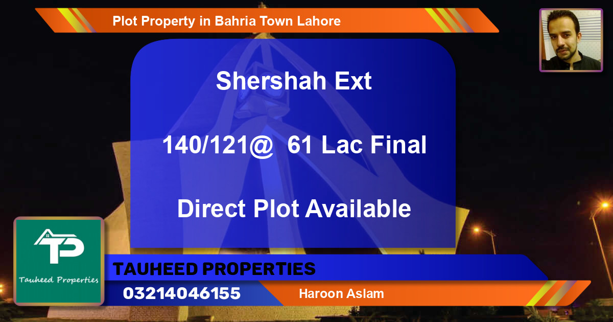 Residential Plot for Sale in Bahria Town, Lahore - (BP-54151)