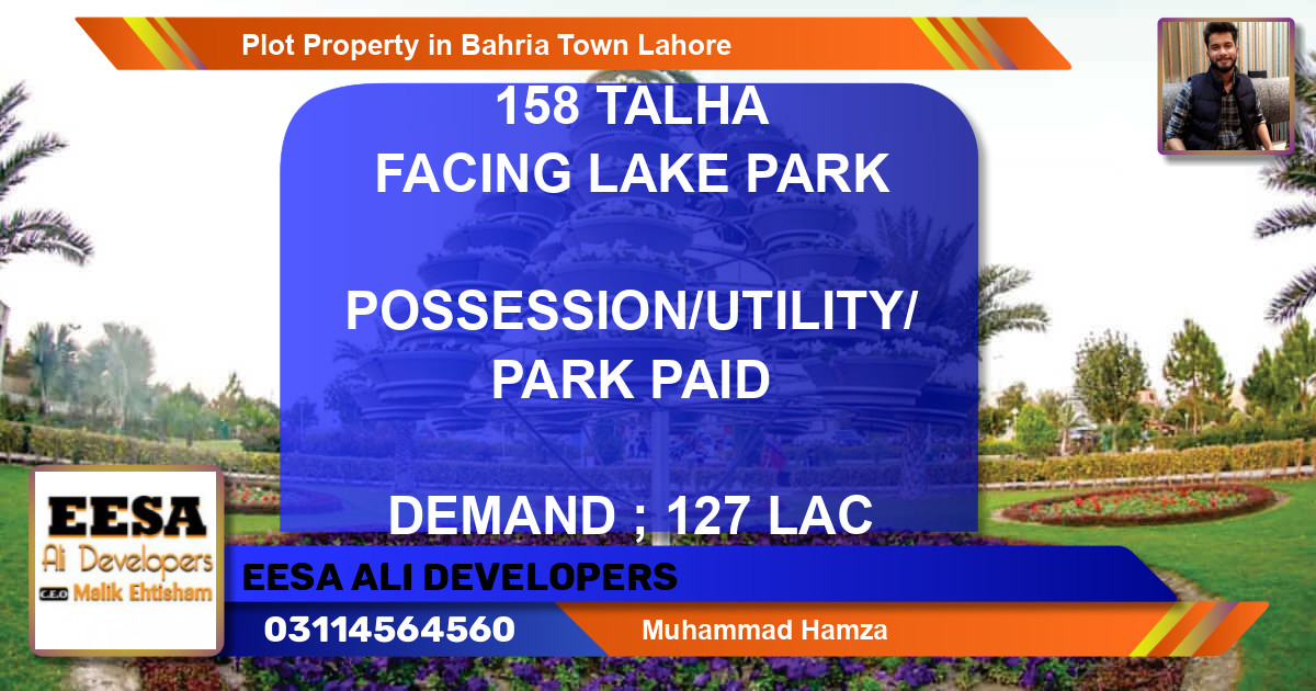 Residential Plot for Sale in Bahria Town, Lahore - (BP-54194)