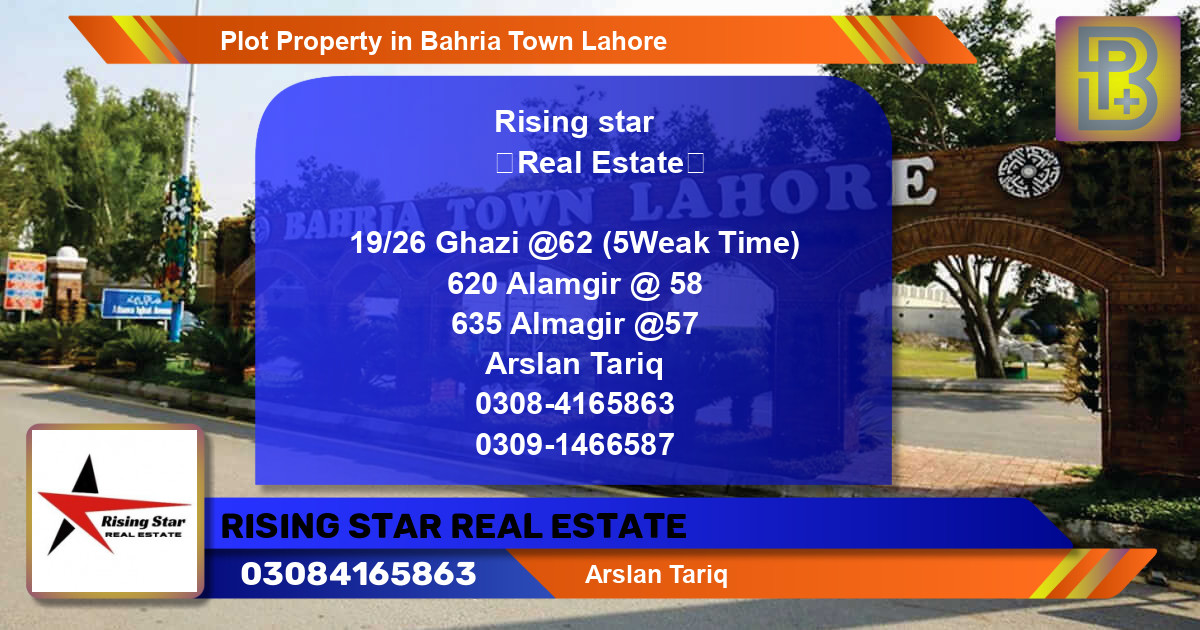 Residential Plot for Sale in Bahria Town, Lahore - (BP-54254)
