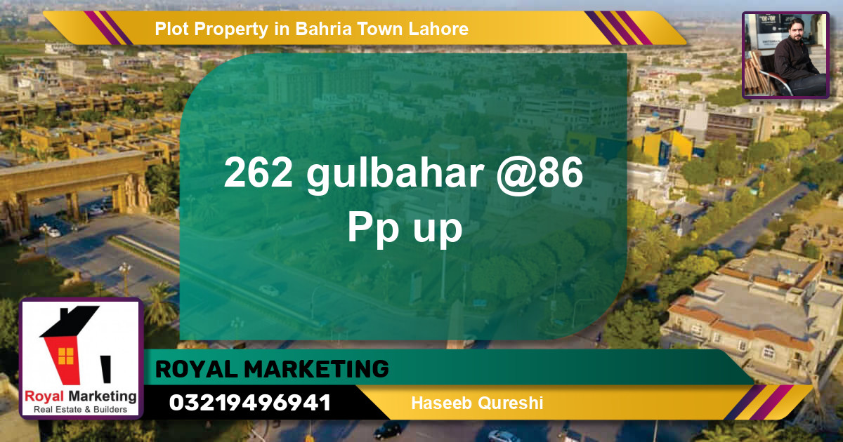 Residential Plot for Sale in Bahria Town, Lahore - (BP-54323)