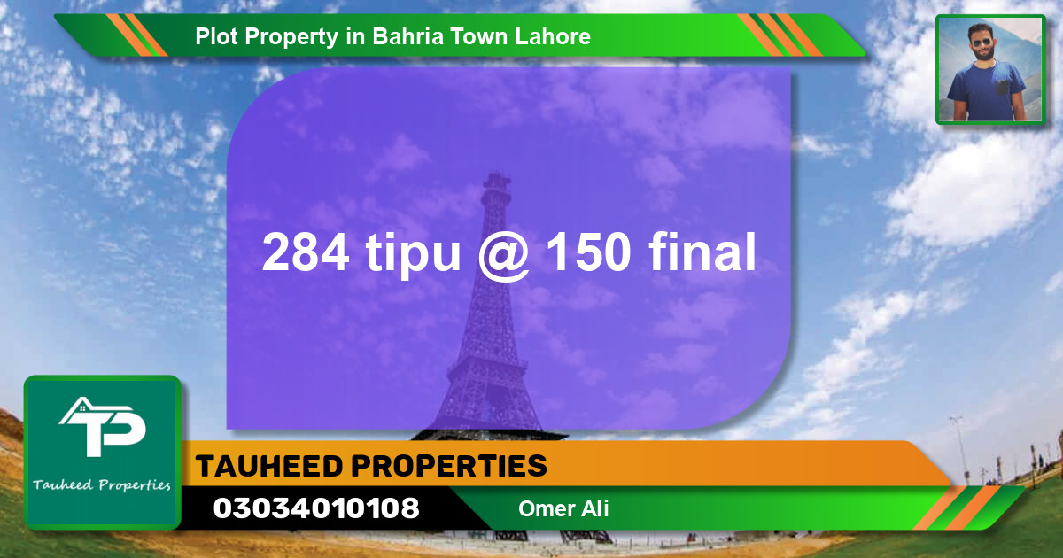Residential Plot for Sale in Bahria Town, Lahore - (BP-54405)