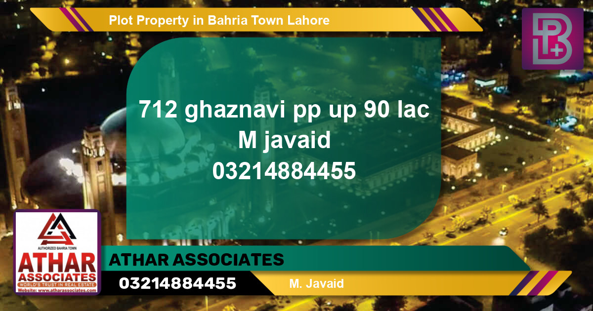 Residential Plot for Sale in Bahria Town, Lahore - (BP-54436)