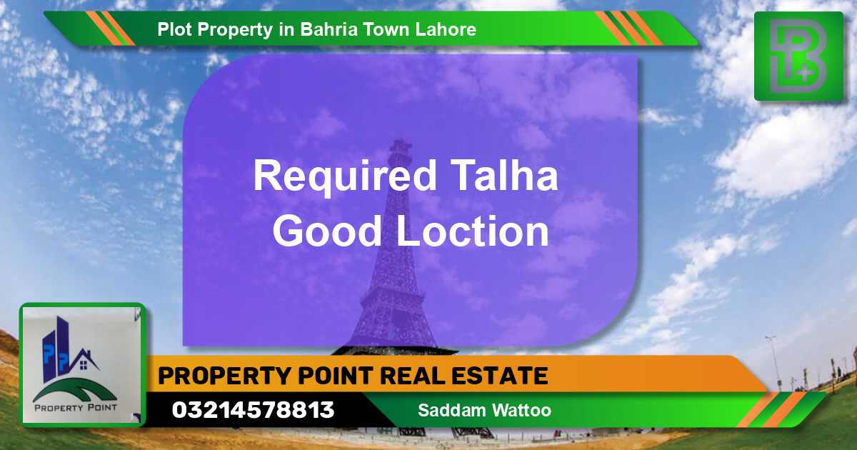 Residential Plot for Sale in Bahria Town, Lahore - (BP-54682)