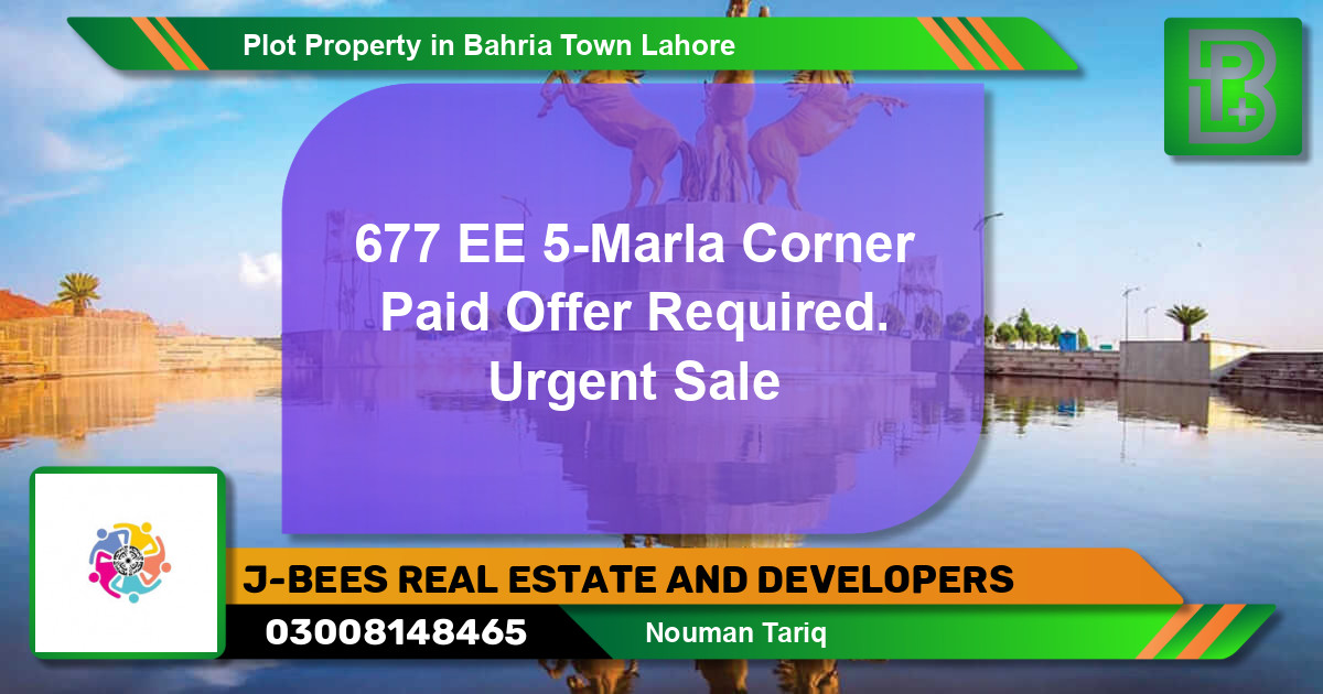 Residential Plot for Sale in Bahria Town, Lahore - (BP-54683)