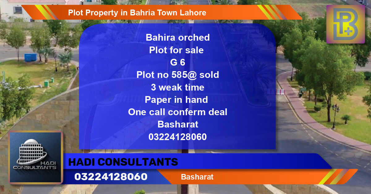 Residential Plot for Sale in Bahria Town, Lahore - (BP-55002)