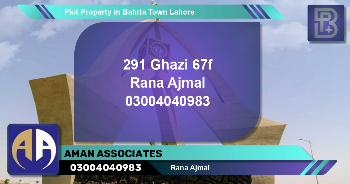 Residential Plot for Sale in Bahria Town, Lahore - (BP-55003)