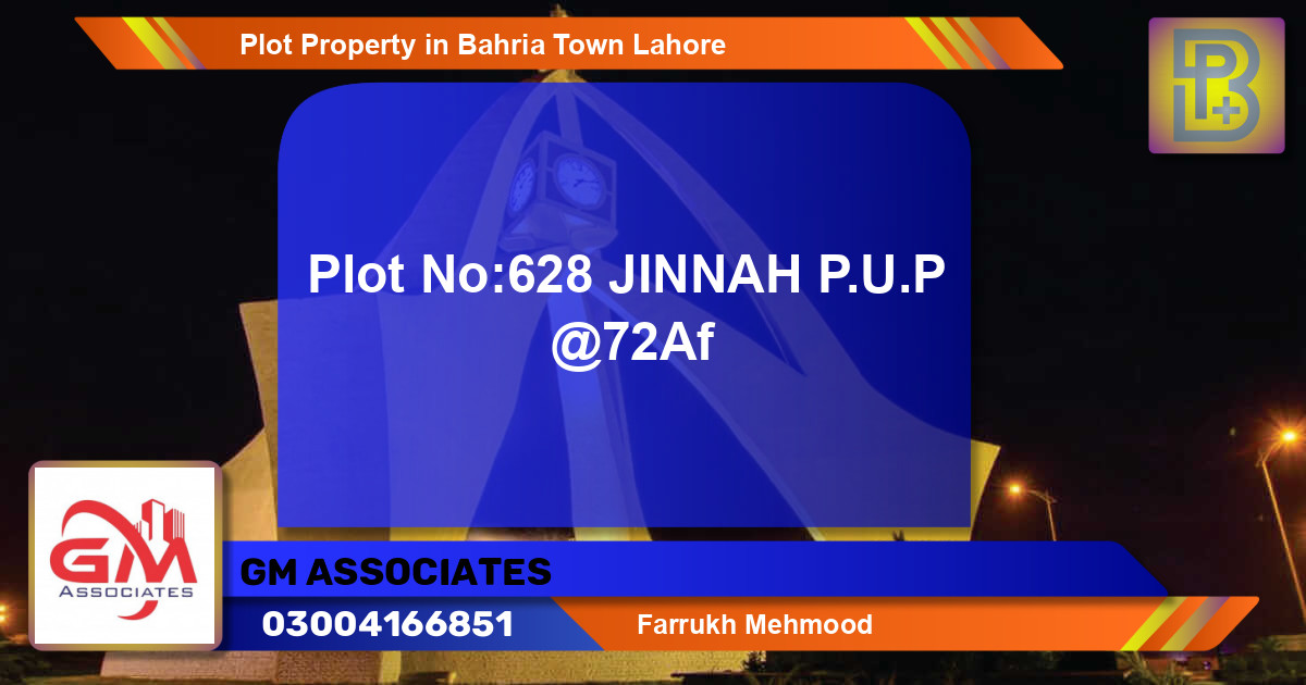 Residential Plot for Sale in Bahria Town, Lahore - (BP-55123)
