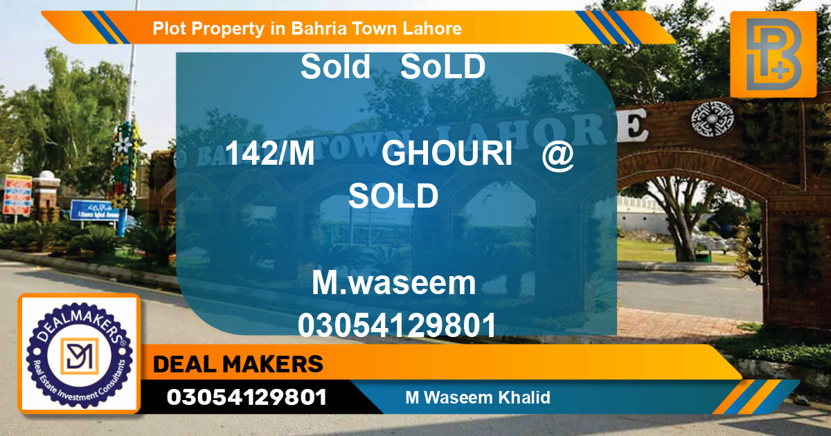 Residential Plot for Sale in Bahria Town, Lahore - (BP-55222)