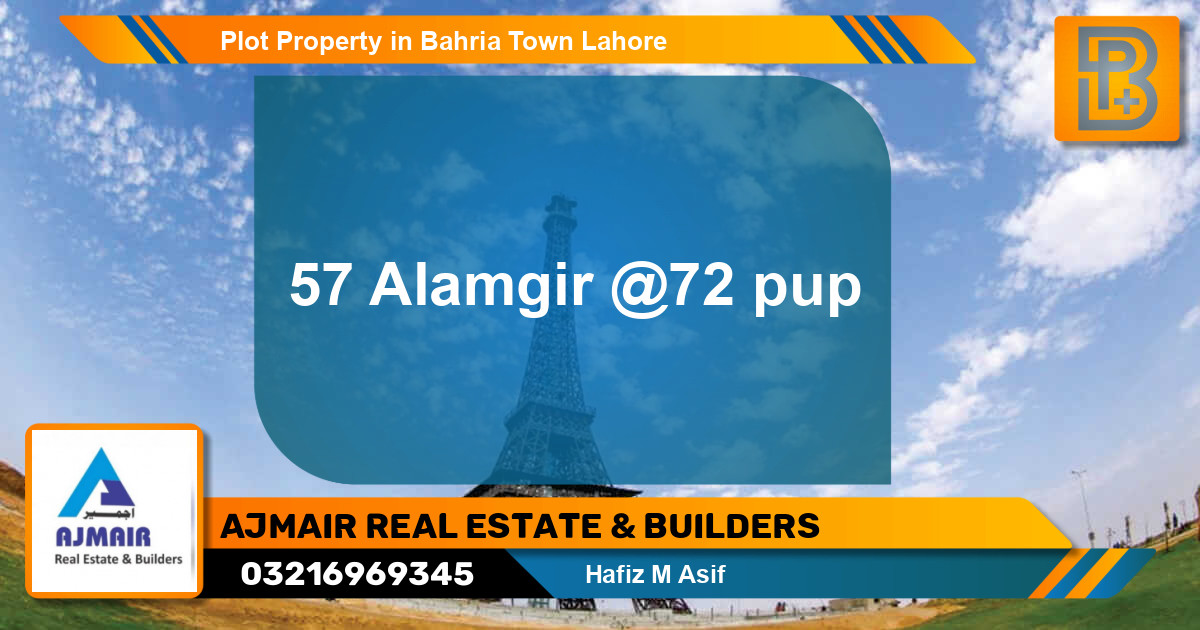 Residential Plot for Sale in Bahria Town, Lahore - (BP-55231)