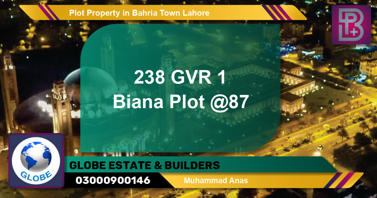 Residential Plot for Sale in Bahria Town, Lahore - (BP-55281)
