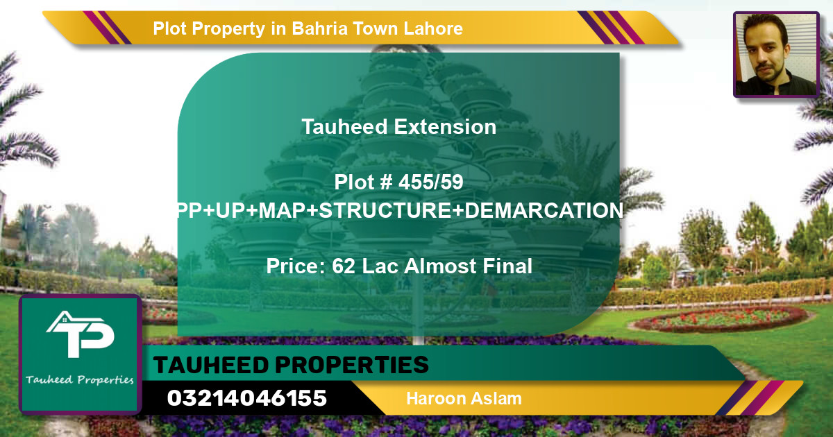 Residential Plot for Sale in Bahria Town, Lahore - (BP-55348)