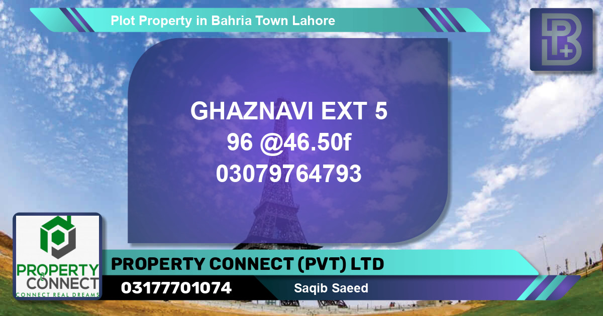 Residential Plot for Sale in Bahria Town, Lahore - (BP-55365)