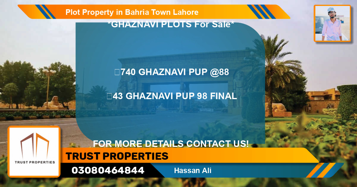 Residential Plot for Sale in Bahria Town, Lahore - (BP-55481)