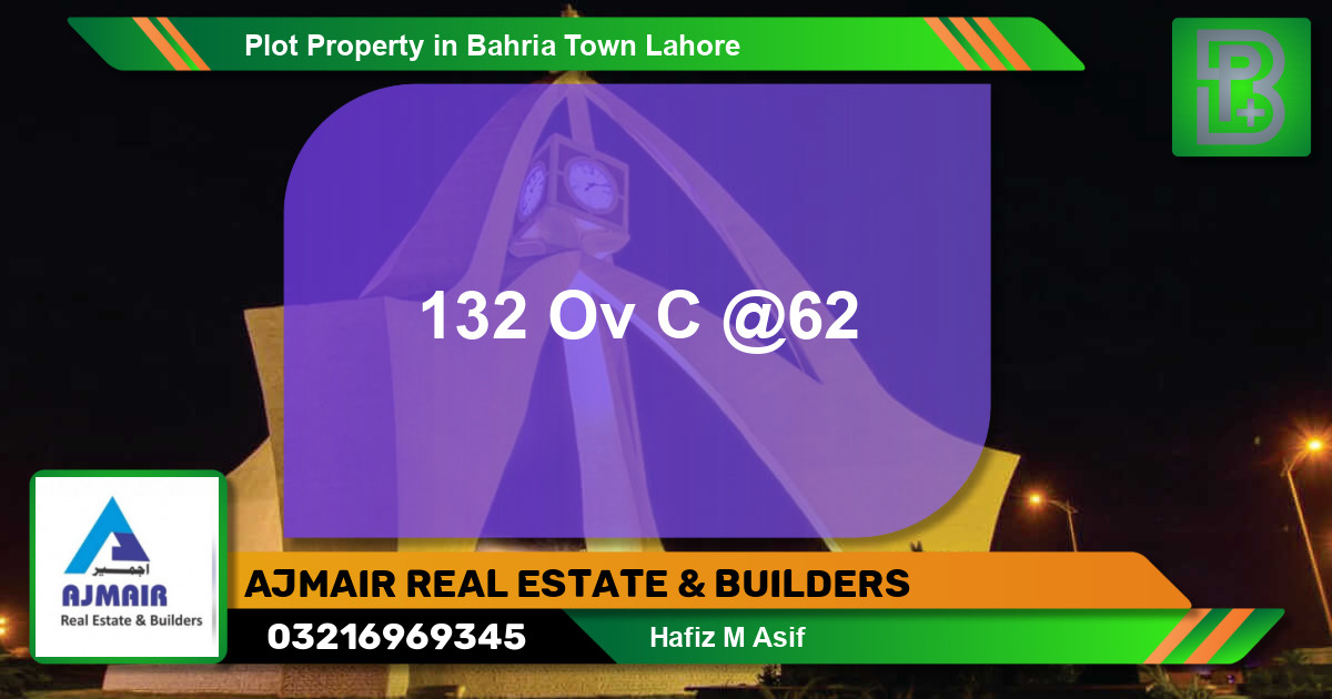 Residential Plot for Sale in Bahria Town, Lahore - (BP-55551)
