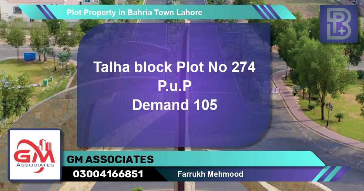 Residential Plot for Sale in Bahria Town, Lahore - (BP-55657)