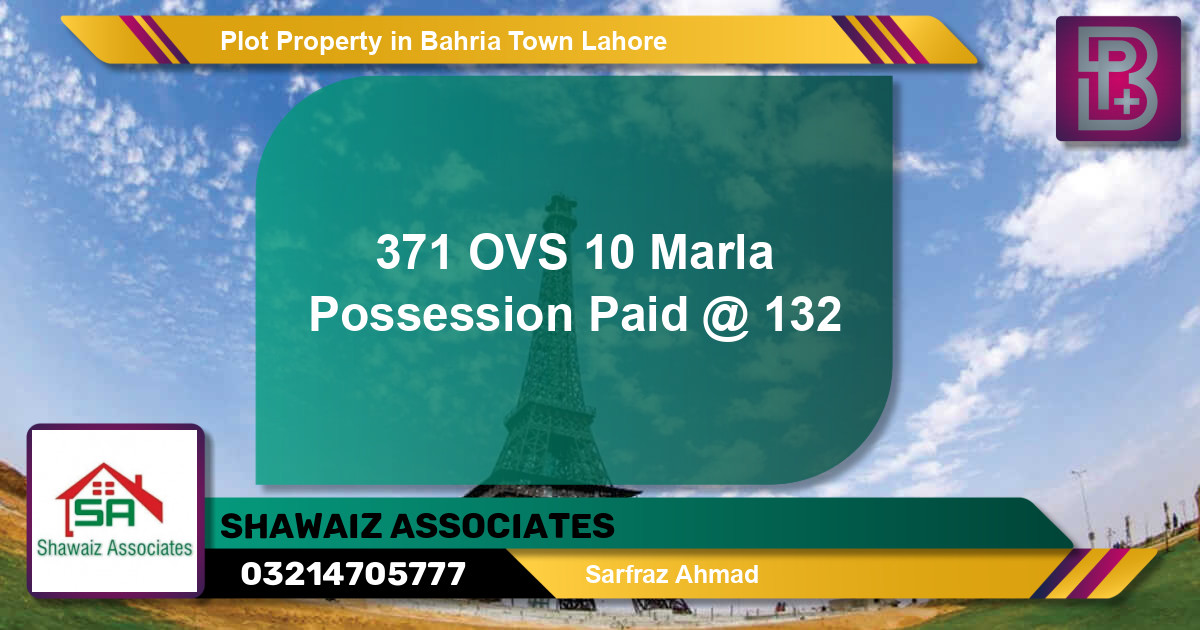 Residential Plot for Sale in Bahria Town, Lahore - (BP-55716)