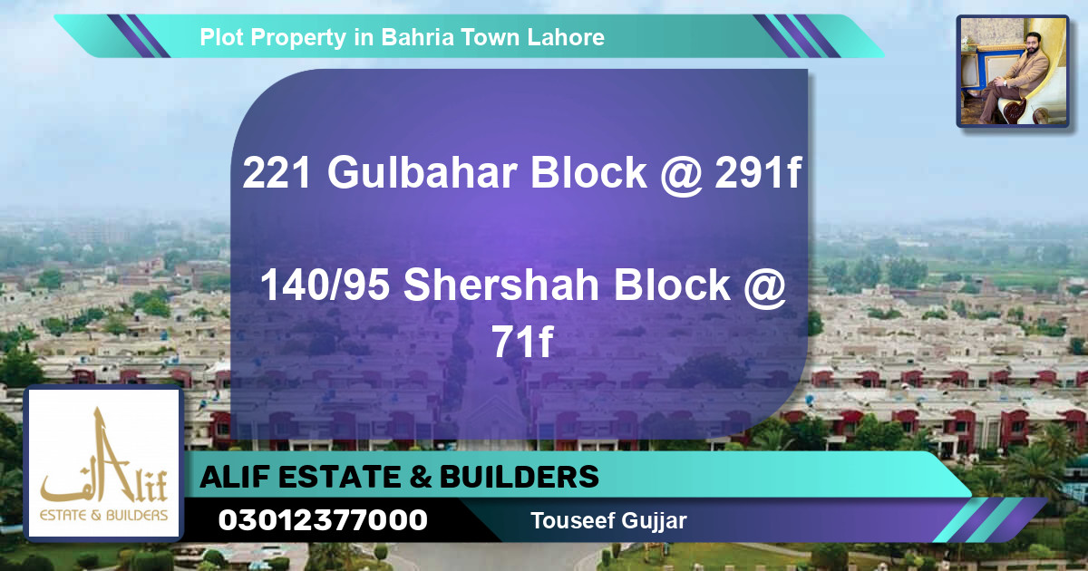 Residential Plot for Sale in Bahria Town, Lahore - (BP-55759)