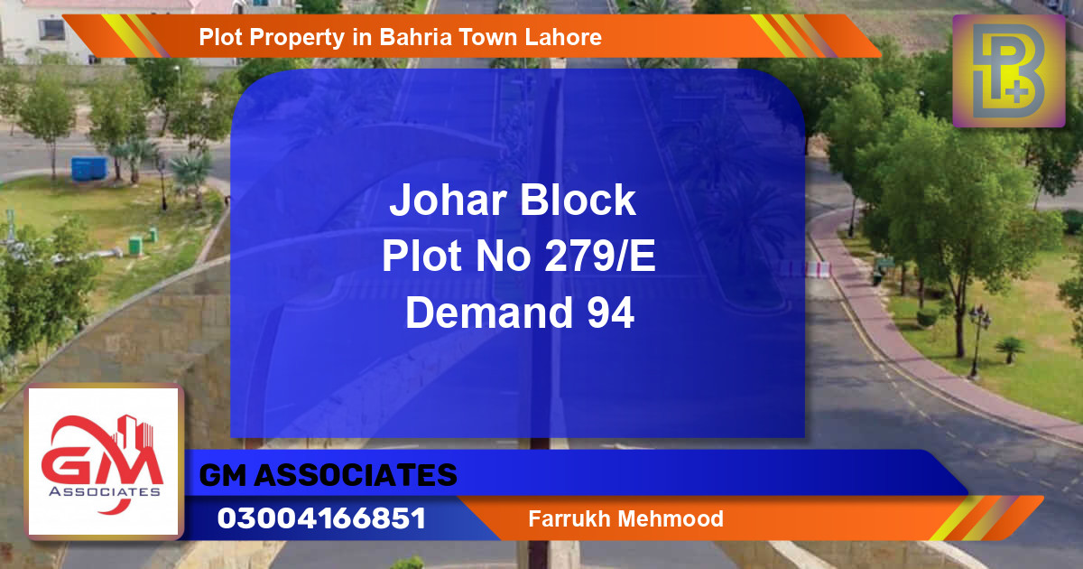 Residential Plot for Sale in Bahria Town, Lahore - (BP-56142)