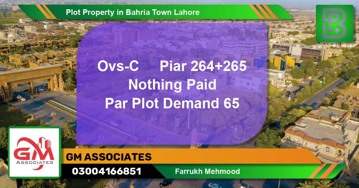 Residential Plot for Sale in Bahria Town, Lahore - (BP-56167)