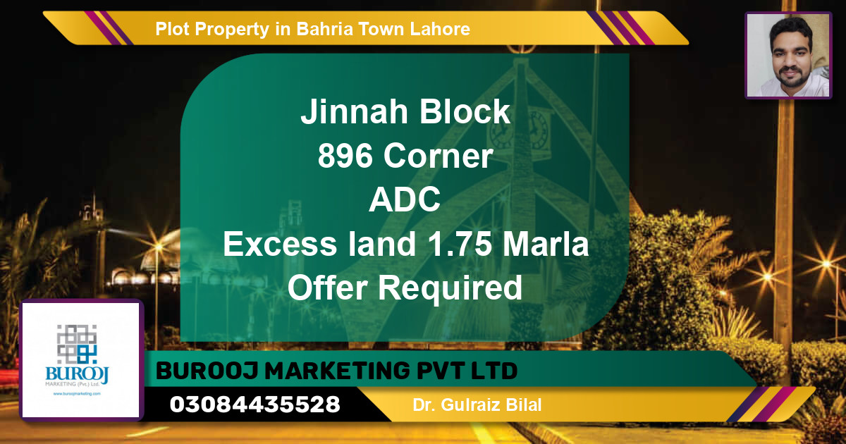 Residential Plot for Sale in Bahria Town, Lahore - (BP-56226)