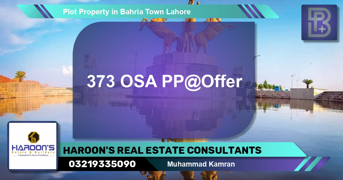 Residential Plot for Sale in Bahria Town, Lahore - (BP-56249)