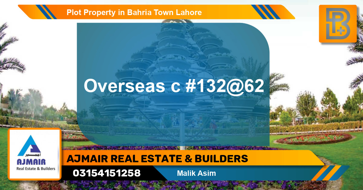 Residential Plot for Sale in Bahria Town, Lahore - (BP-56275)