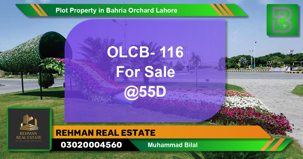 Residential Plot for Sale in Bahria Orchard, Lahore - (BP-56295)