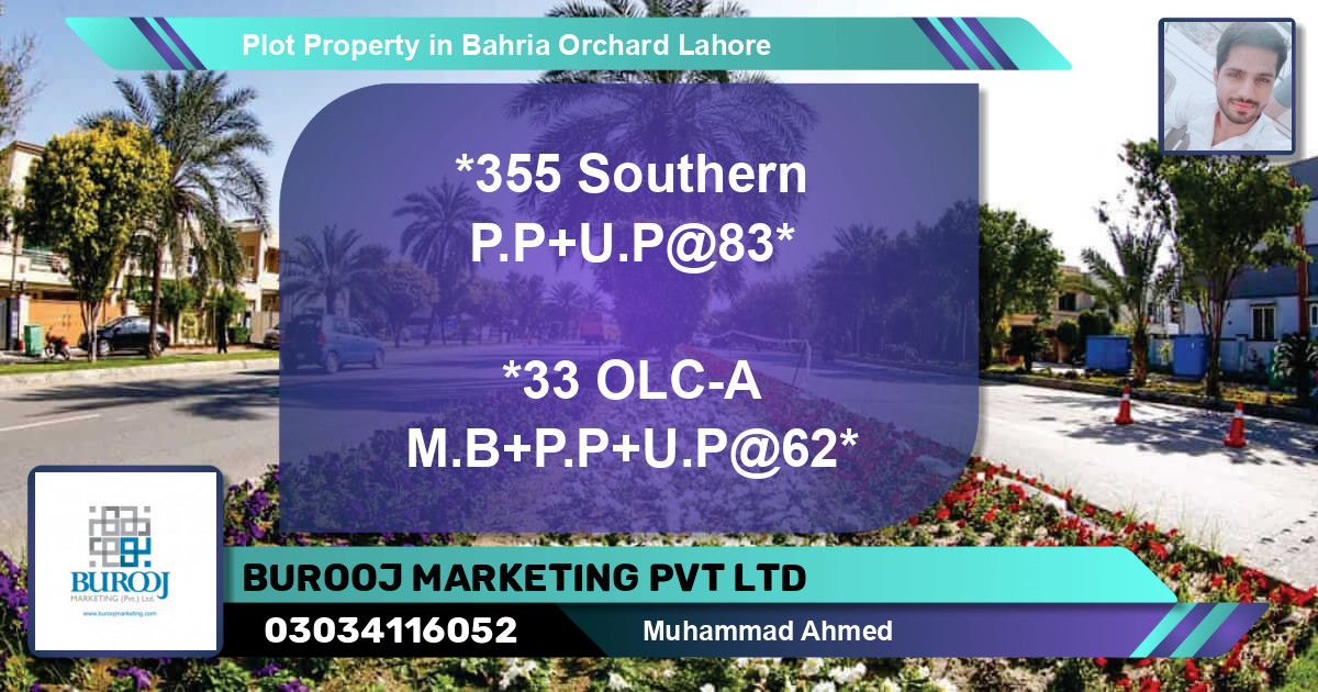 Residential Plot for Sale in Bahria Orchard, Lahore - (BP-56454)